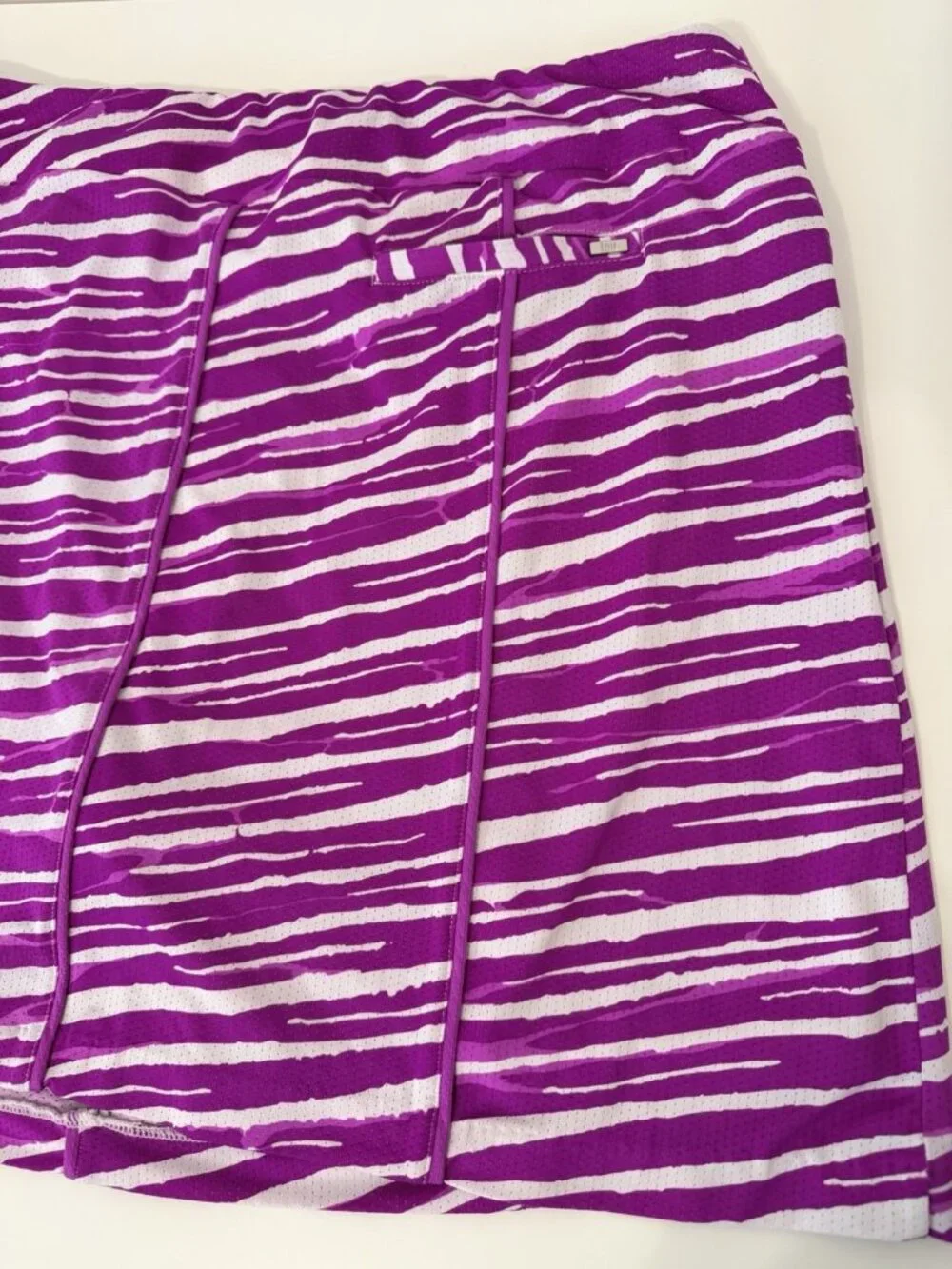 TAIL Purple Tiger Print Tennis Golf Pickleball Activewear Skort Sz XL Beach